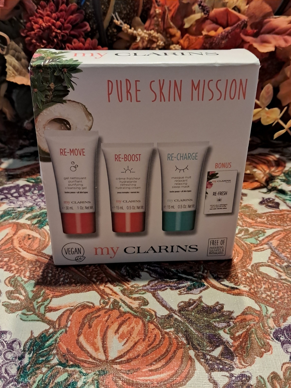 Clarins Pure Skin Mission Skincare Trio